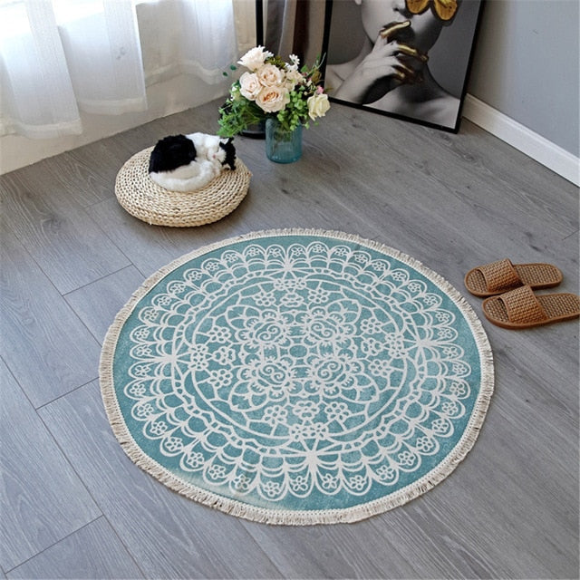 BowLift | Mira Mandala Accent Rug
