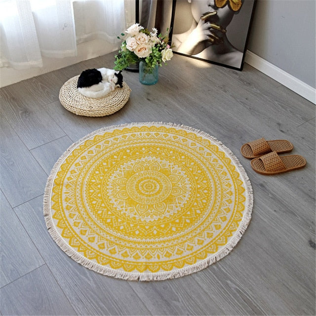 BowLift | Mira Mandala Accent Rug