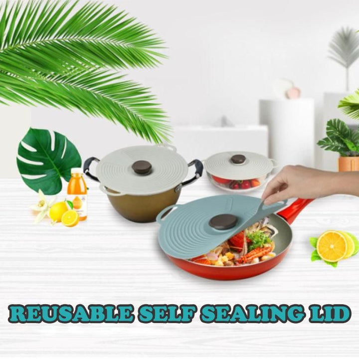 BowLift | Reusable Airtight Self Sealing Silicone Lid