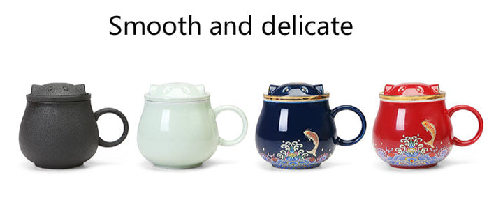 BowLift | Japanese Ceramic Tea Infuser Cups