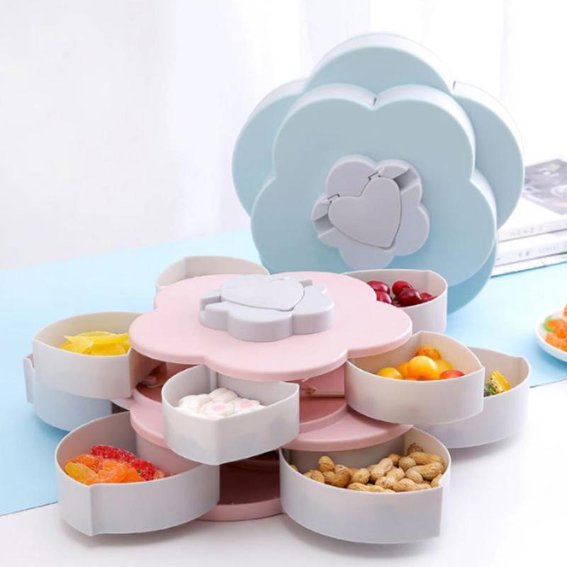 BowLift | Petal-Shape Rotating Snack Box