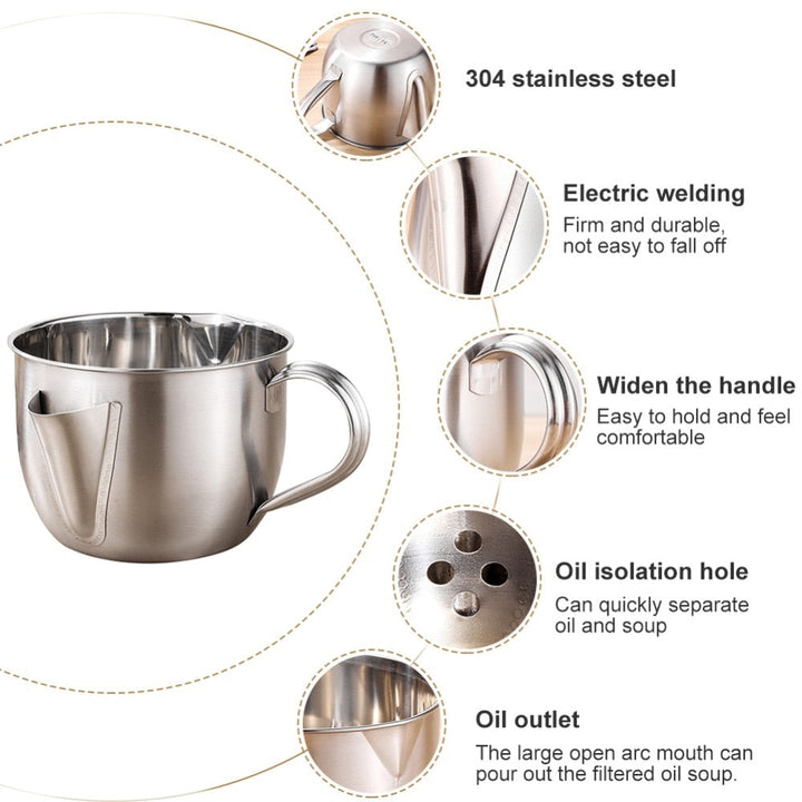 BowLift | Stainless Steel Oil Soup Fat Separator