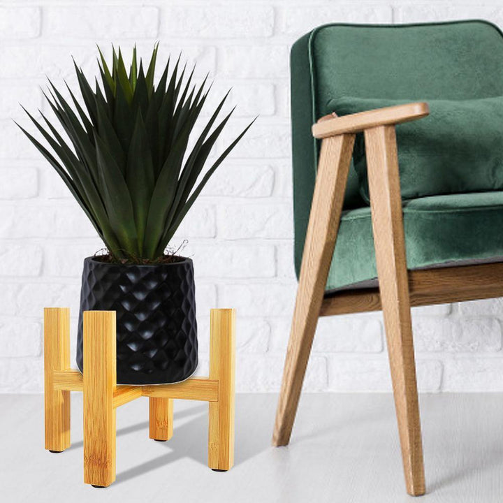 BowLift | BambooElevate Plant Stand made of bamboo wood | Adjustable & Stable | Perfect for indoors