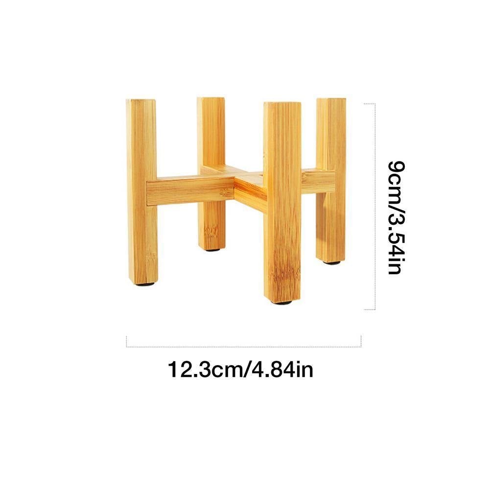 BowLift | BambooElevate Plant Stand made of bamboo wood | Adjustable & Stable | Perfect for indoors