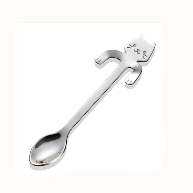 BowLift | Cute Cat Long Handle Tea Spoon