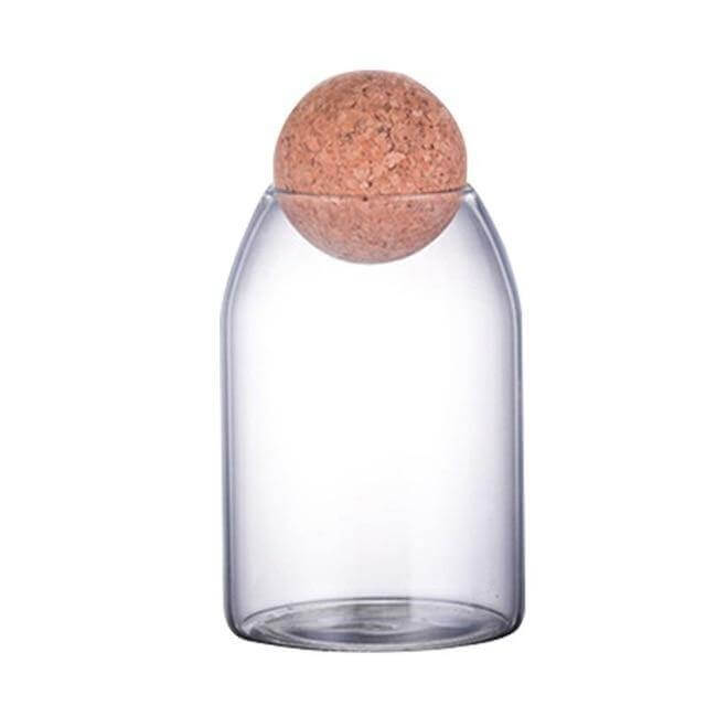 BowLift | Creative Glass Cork Storage Jar