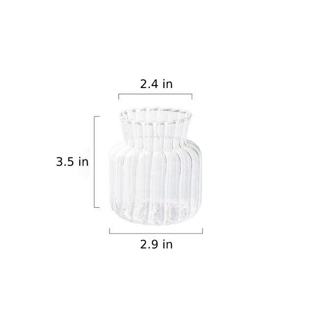BowLift | Petal-Textured-Glass Accents & Vases