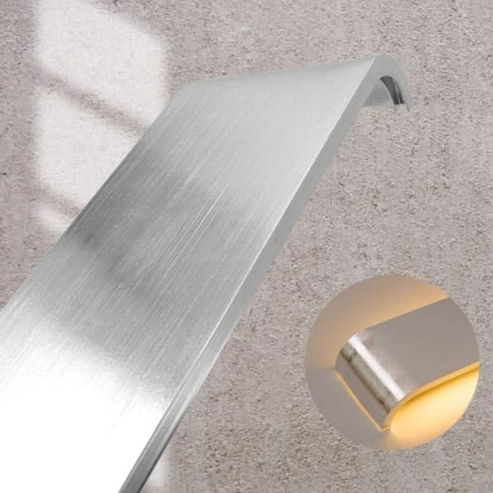 BowLift | Contemporary LED Wall Lamp – Sleek Black Aluminum Light