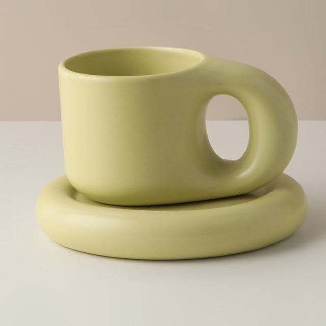 BowLift | Nordic Ceramic Handle Handmade Mug
