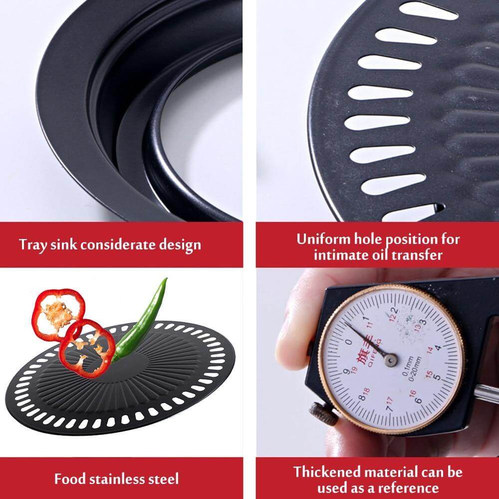 BowLift | Korean Portable Non-stick BBQ Grill Pan