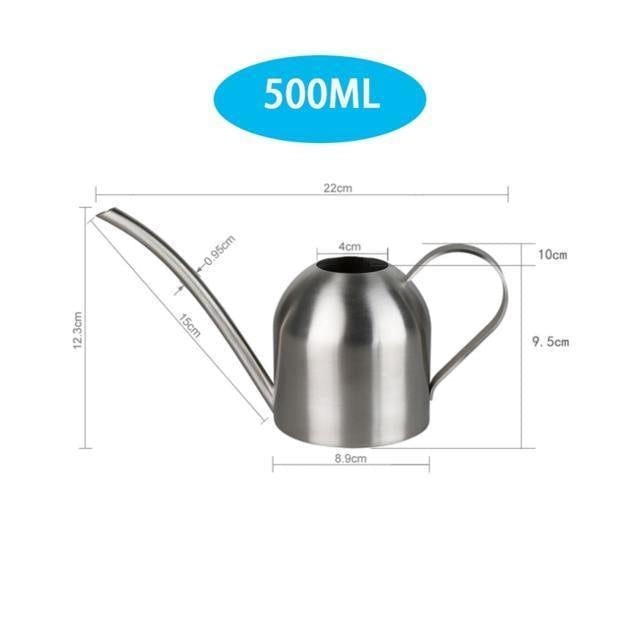 BowLift | Stainless Steel Watering Can with Flexible Neck | Modern Design | Perfect Watering | Rustproof