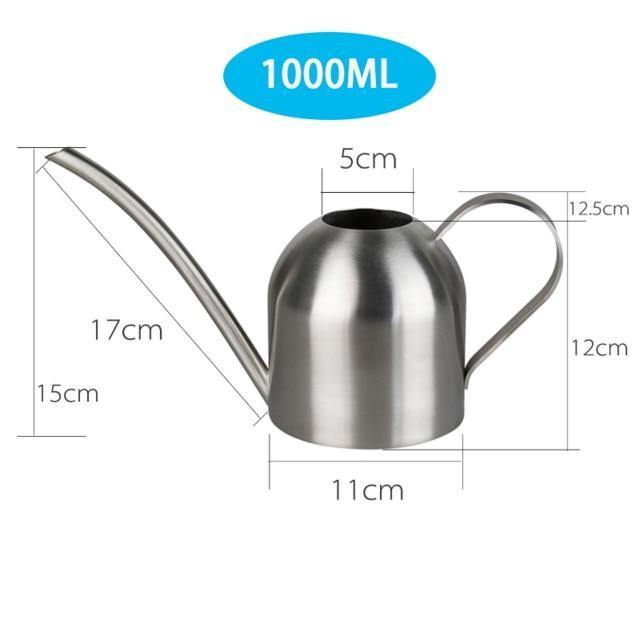 BowLift | Stainless Steel Watering Can with Flexible Neck | Modern Design | Perfect Watering | Rustproof