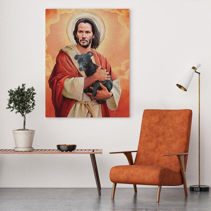 Meme Keanu Reeves - Canvas Wall Art Painting | Bowlift
