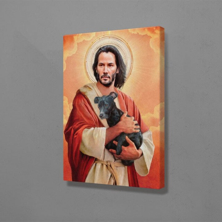 Meme Keanu Reeves - Canvas Wall Art Painting | Bowlift