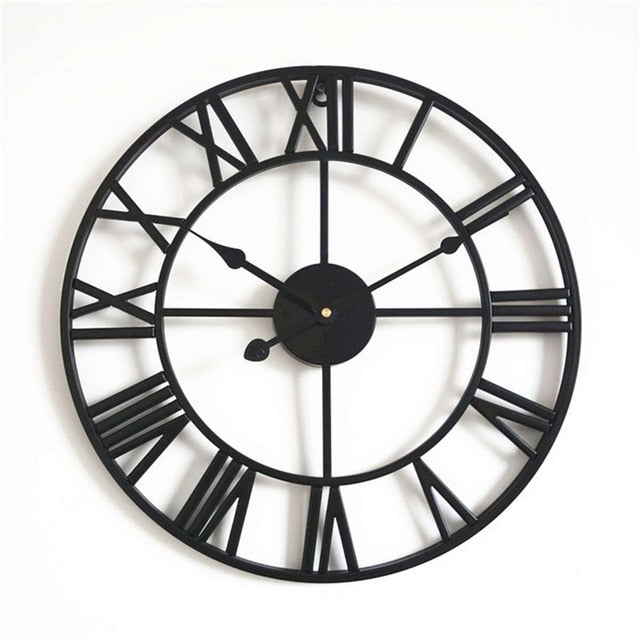 BowLift | 3D Large Roman Numerals Wall Clock Home