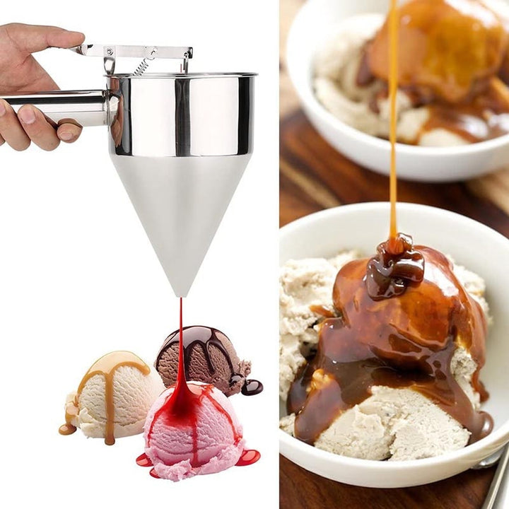 BowLift | Stainless Steel Handheld Batter Dispenser