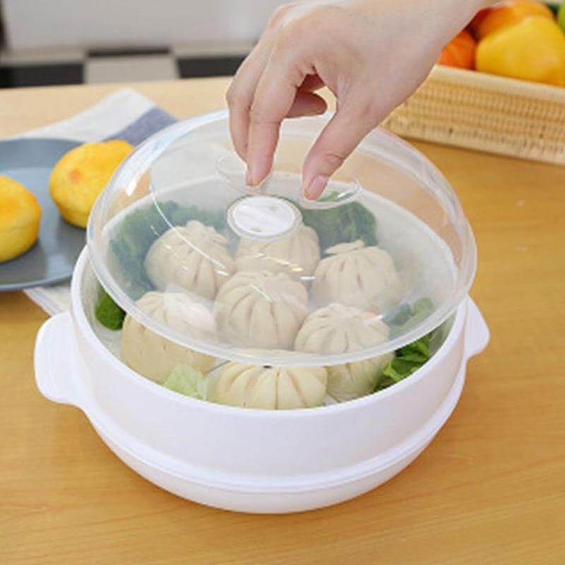 BowLift | Microwave Round Steamer Heater Bowl with Lid