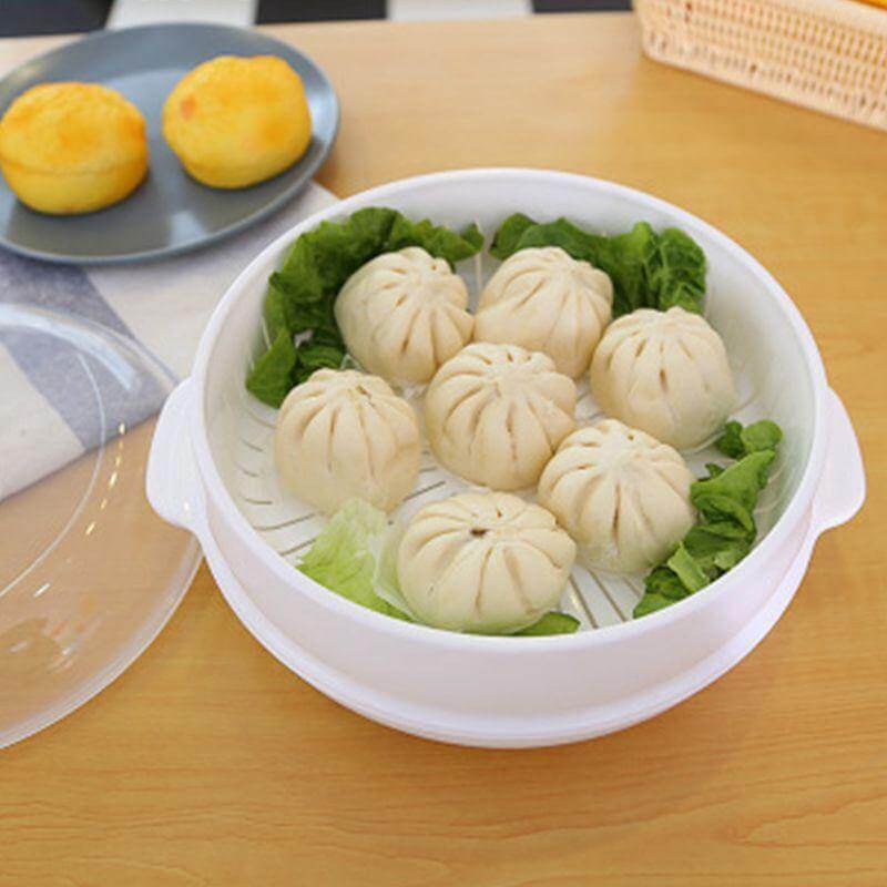 BowLift | Microwave Round Steamer Heater Bowl with Lid