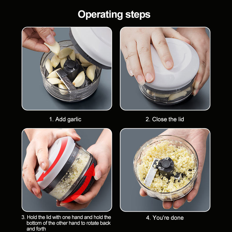 BowLift | Mini Manual Vegetable Food Chopper