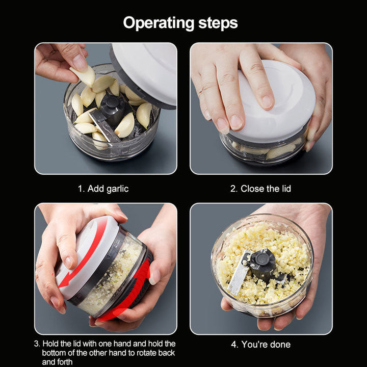 BowLift | Mini Manual Vegetable Food Chopper