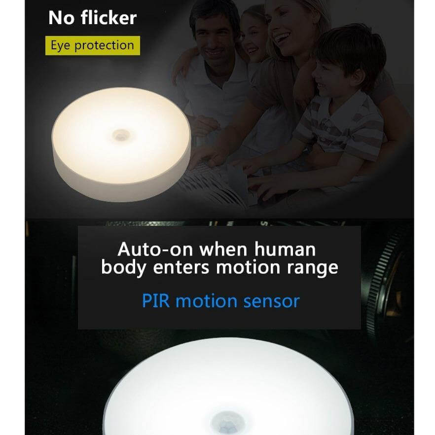 BowLift | Rechargeable Motion Sensor LED USB Night Light
