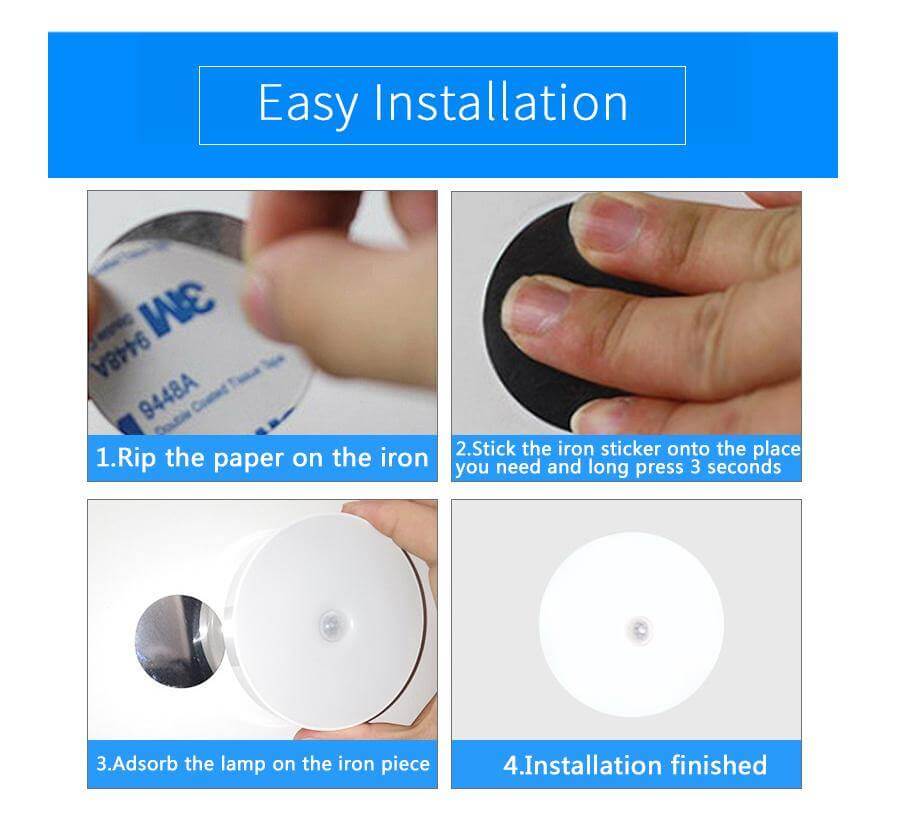 BowLift | Rechargeable Motion Sensor LED USB Night Light