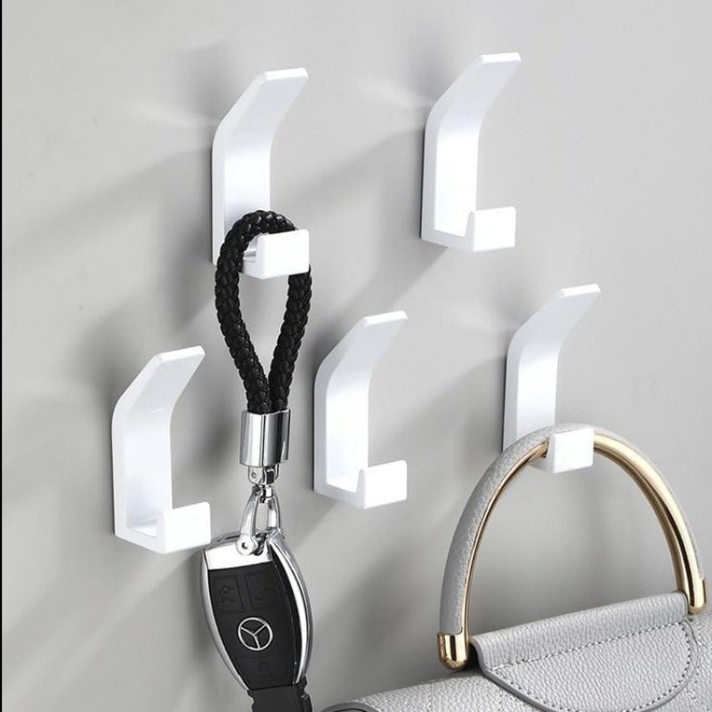 BowLift | Aviro Aluminum Wall Hooks Black/White - Modern Decorative Coat Hooks