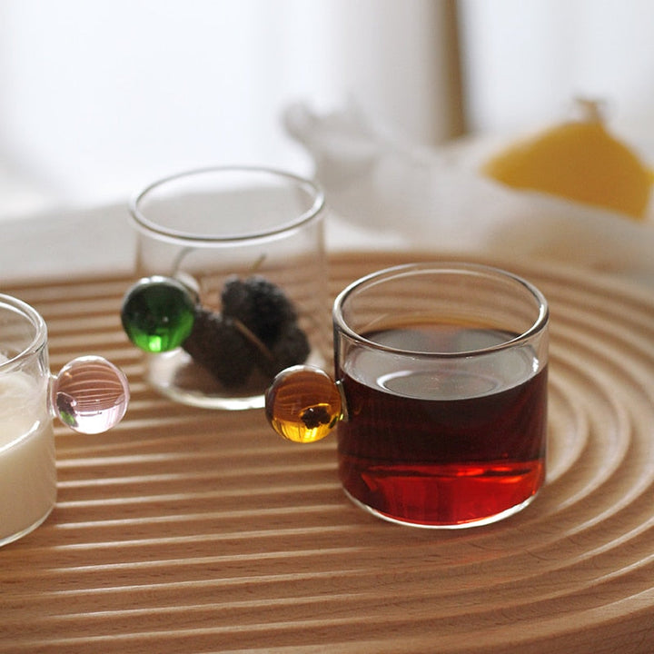 Globe Handle Glass Espresso Cup | Bowlift