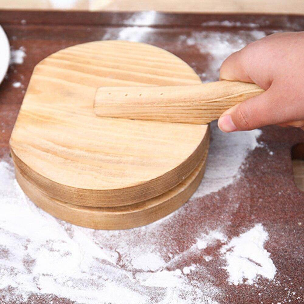 BowLift | Wooden Mini Dough Pressing Tool Presser