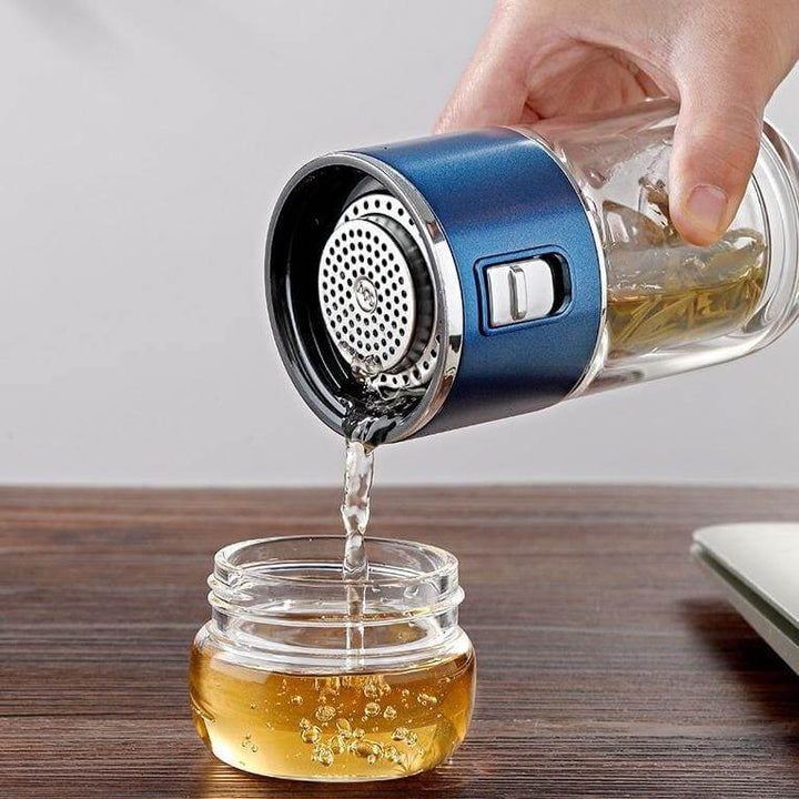 BowLift | Double Glass Portable Eco-Friendly Tea Infuser