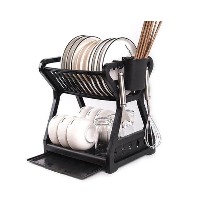 BowLift | Double-layer Multifunctional Countertop Sink Dish Drying Rack