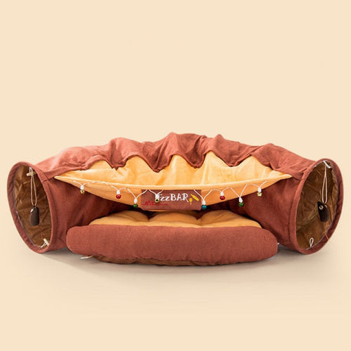 BowLift | Creative Comfy Cat Sleeping Tunnel Bed