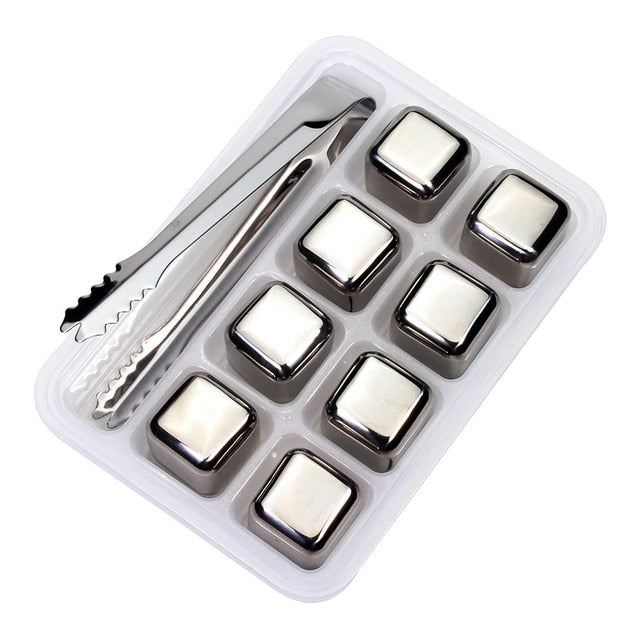 BowLift | Stainless Steel Reusable Ice Cubes