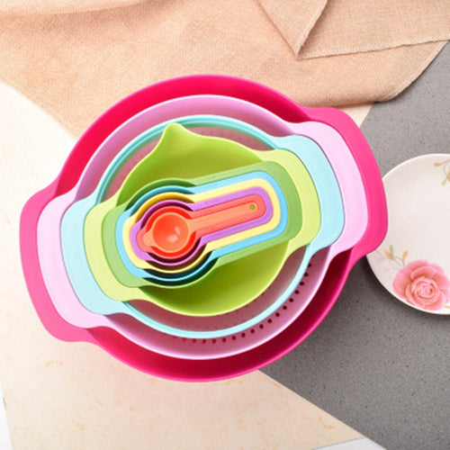 BowLift | Rainbow Multifunctional Stackable Kitchen Bowl Set