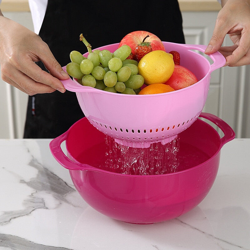 BowLift | Rainbow Multifunctional Stackable Kitchen Bowl Set