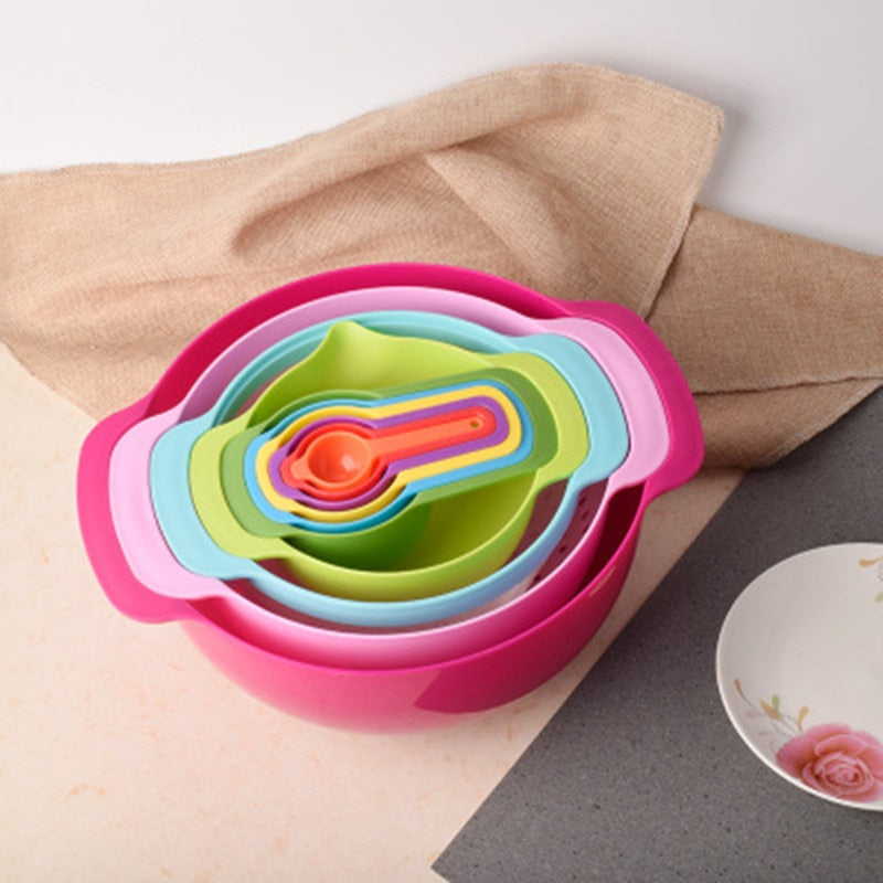 BowLift | Rainbow Multifunctional Stackable Kitchen Bowl Set