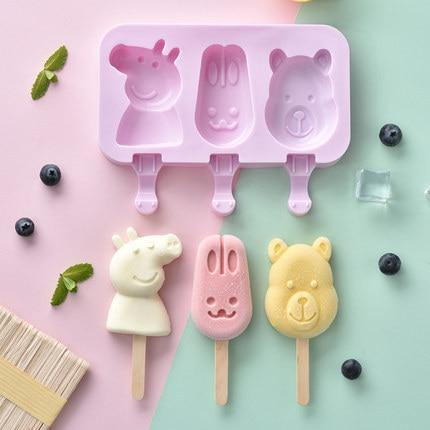 BowLift | Silicone Cartoon Homemade Ice Cream Molds