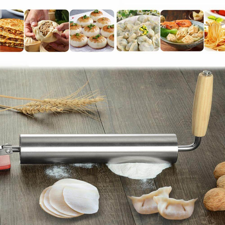BowLift | Stainless Steel Easy Dough Roller Pin