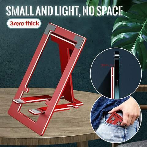 Foldable Aluminum Phone Stand for Desk and Travel