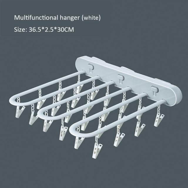 BowLift | Wall-Mounted Folding Easy Drying Sock Hanger Rack