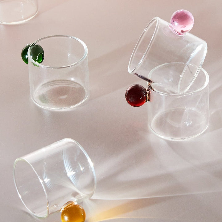 Globe Handle Glass Espresso Cup | Bowlift