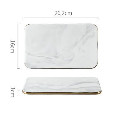 BowLift | Elegant White Marble Ceramic Cutting Board