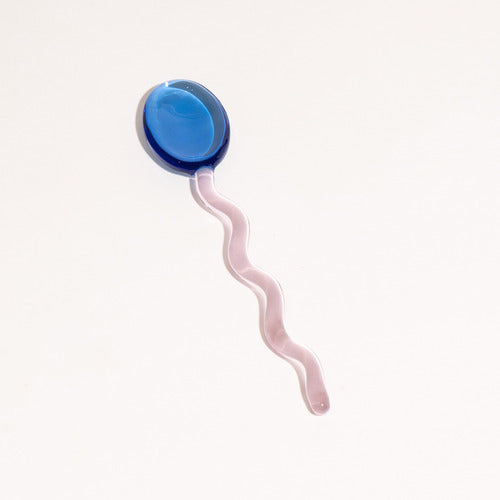 BowLift | Fun Wavy Glass Dessert Spoons