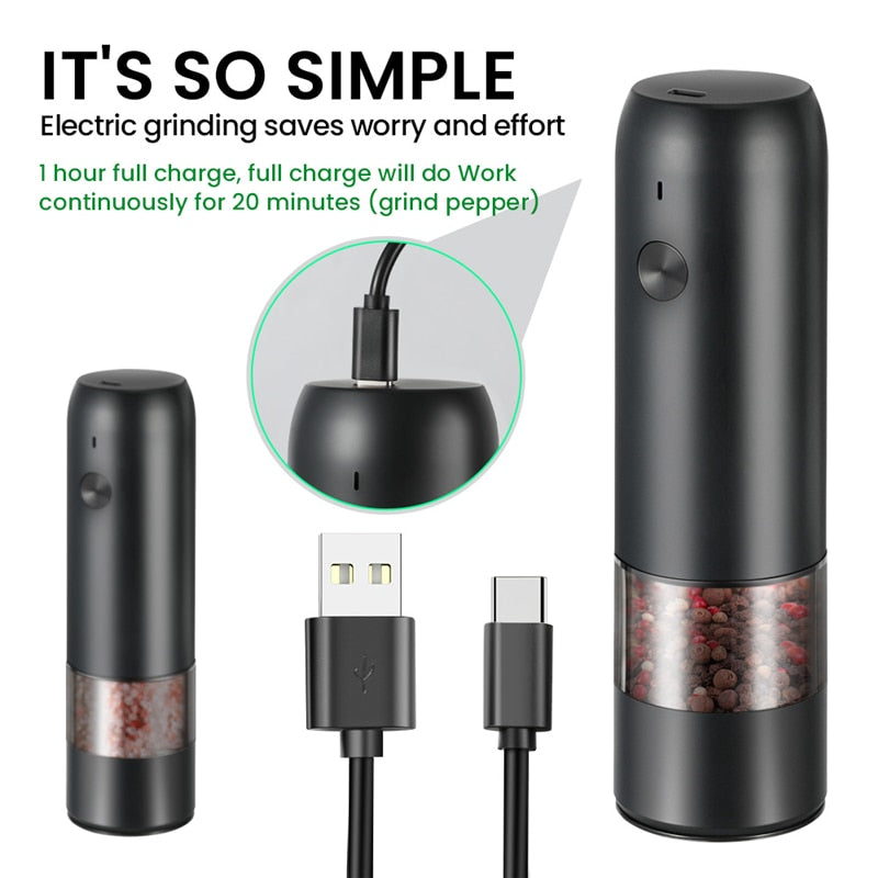 BowLift | Rechargeable Automatic Salt Pepper Grinder