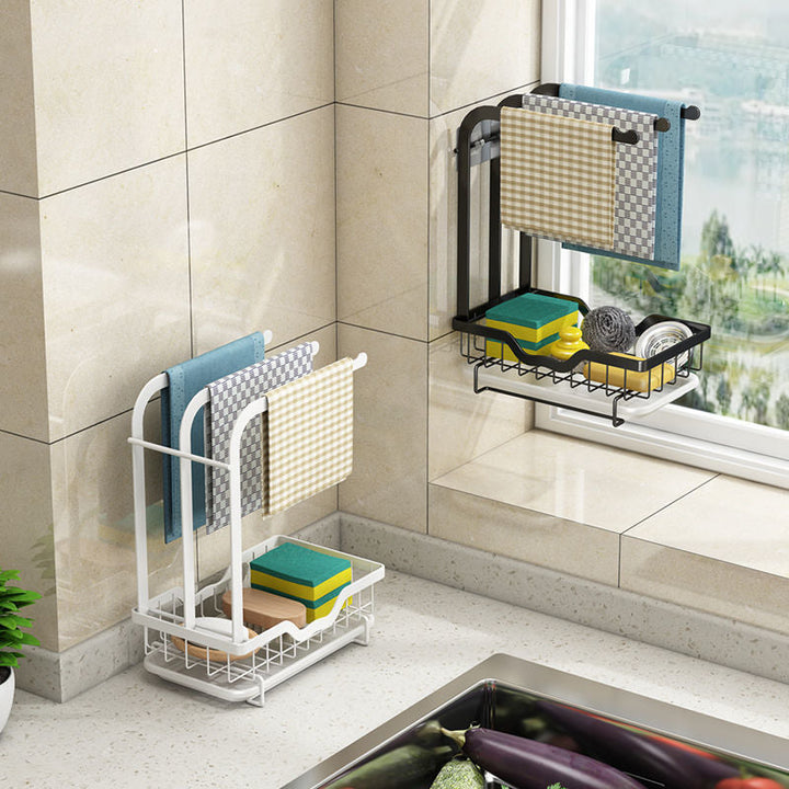 BowLift | Countertop Dish Drying Rack with Drainer