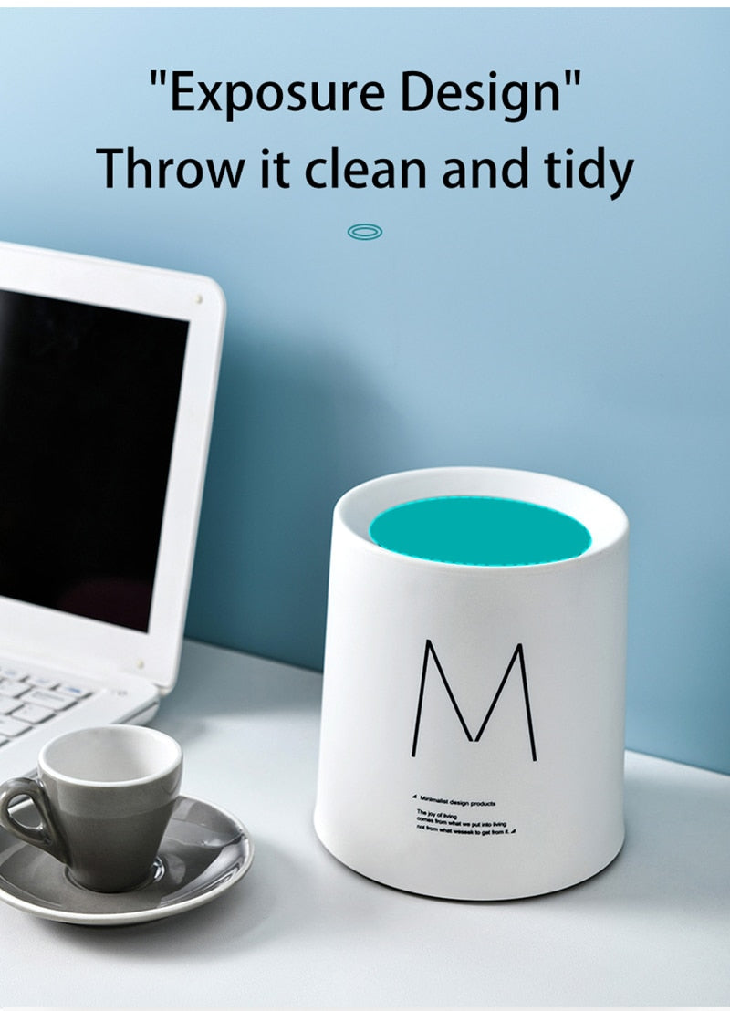 BowLift | Nordic Desktop Double-Layer Mini Trash Can