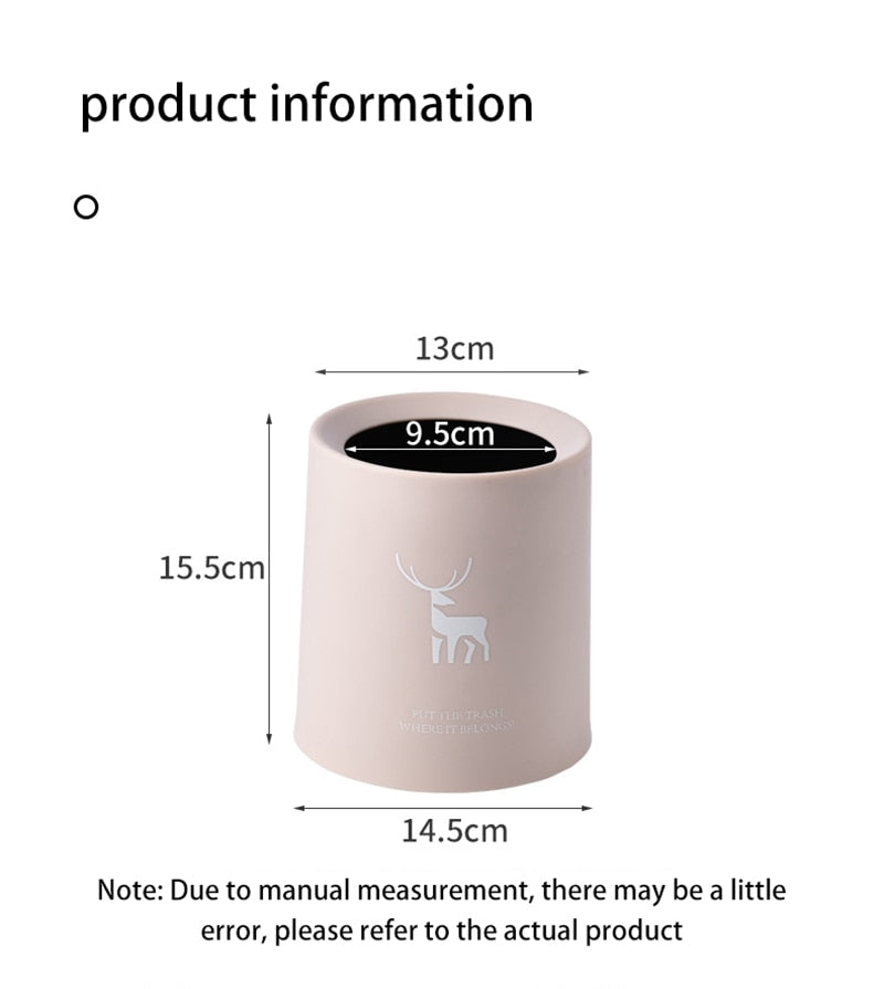 BowLift | Nordic Desktop Double-Layer Mini Trash Can