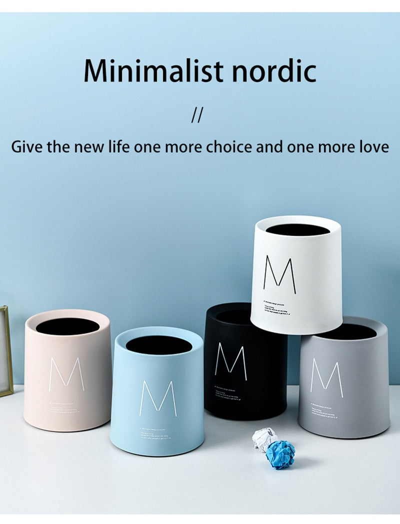 BowLift | Nordic Desktop Double-Layer Mini Trash Can