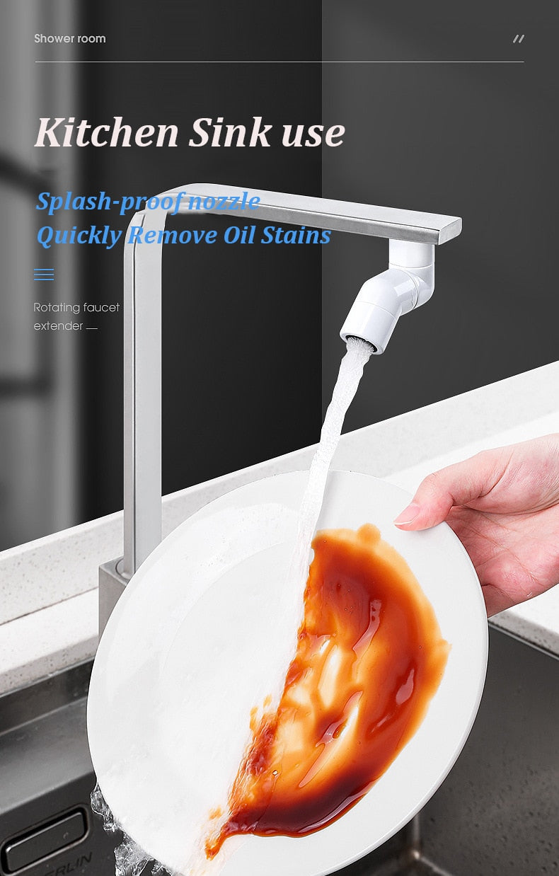 BowLift | Universal Rotatable Anti-Splash Faucet Extender