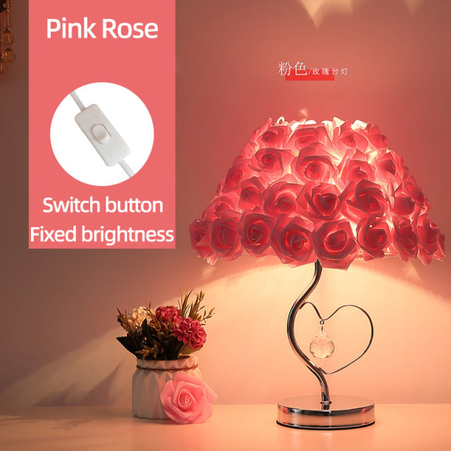 BowLift | Rose Blossom Nightstand Lamp